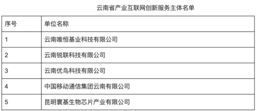 18家昆企入选!云南省产业互联网示范项目(创新主体)名单出炉